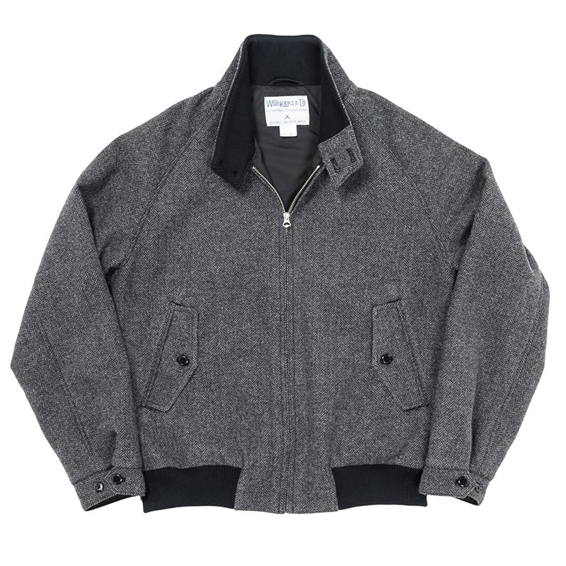 ジャケット・アウター WORKERS Harrington Jacket Grey 38 WORKERS/ワーカーズ Harrington Jacket Grey Herringboneの通販
