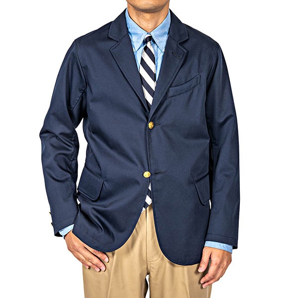 WORKERS/���������Moonglow Blazer, Wrinkle-Resist Chino, Navy