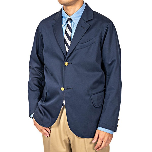 WORKERS/���������Moonglow Blazer, Wrinkle-Resist Chino, Navy