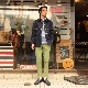 SOUTIENCOL/���ƥ����󥳥� RE-MAKE POLO CANCLINI LINEN BLUE CHECK ��ᥤ���ݥ�