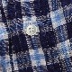 SOUTIENCOL/���ƥ����󥳥� RE-MAKE POLO CANCLINI LINEN BLUE CHECK ��ᥤ���ݥ�