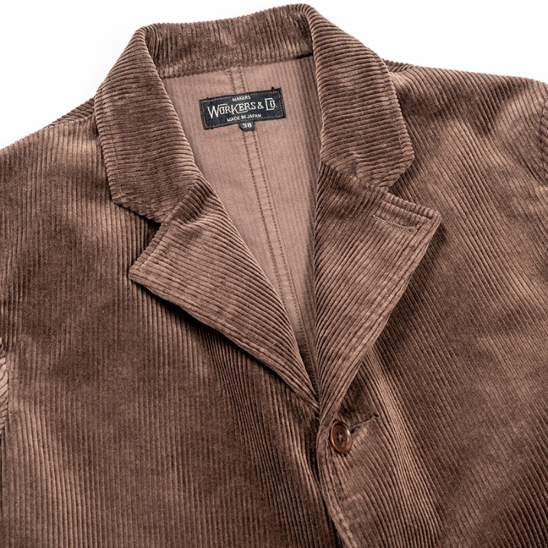 WORKERS Lounge Jacket Dark Brown Corduroy/������� �饦�󥸥��㥱�å� �����ǥ����