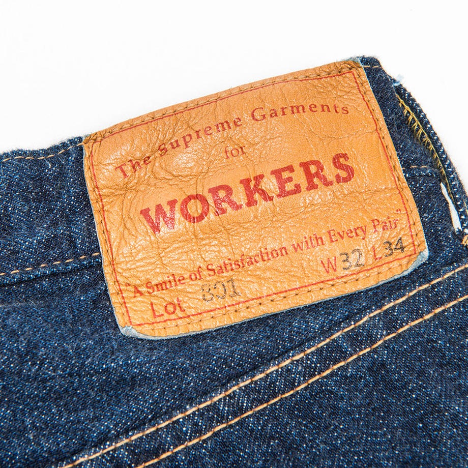 WORKERS/�������  Lot 801 Straight Jeans ���ȡ��졼�� ������