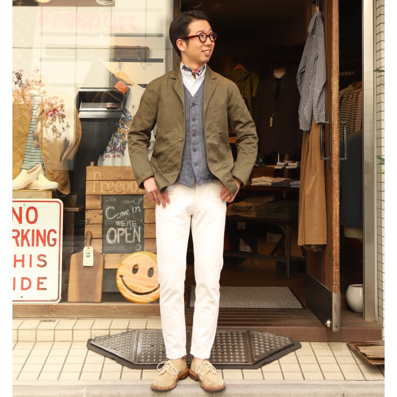 Nigel Cabourn/ʥ륱ܥ HOSPITAL VEST CHAMBRAY