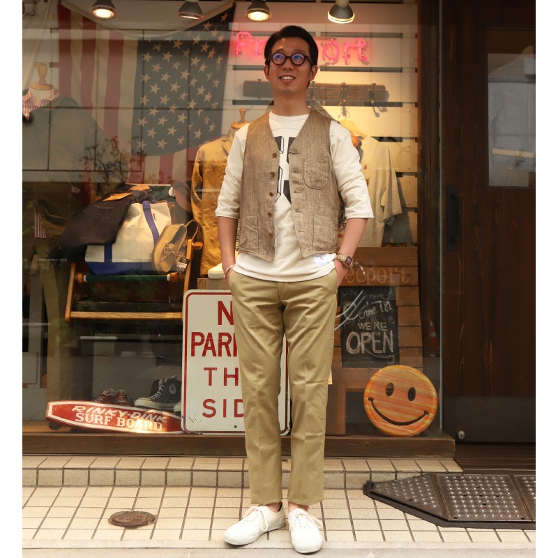 Nigel Cabourn/ʥ륱ܥ HOSPITAL VEST CHAMBRAY