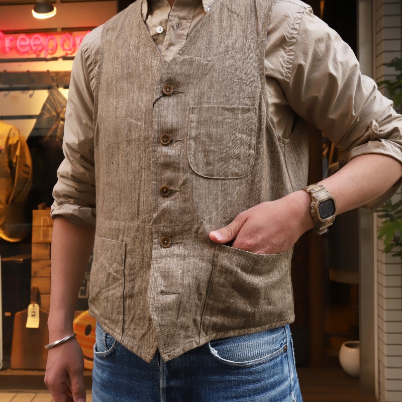 Nigel Cabourn/ʥ륱ܥ HOSPITAL VEST CHAMBRAY