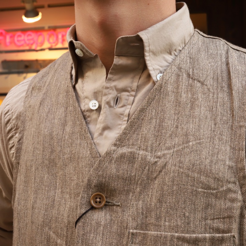 Nigel Cabourn/ʥ륱ܥ HOSPITAL VEST CHAMBRAY