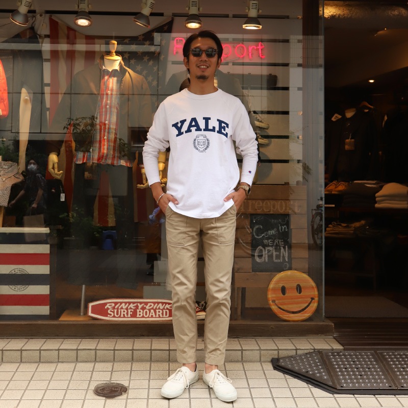 Champion/�����ԥ��� T1011 RADLAM L/S TEE YALE ����Tee