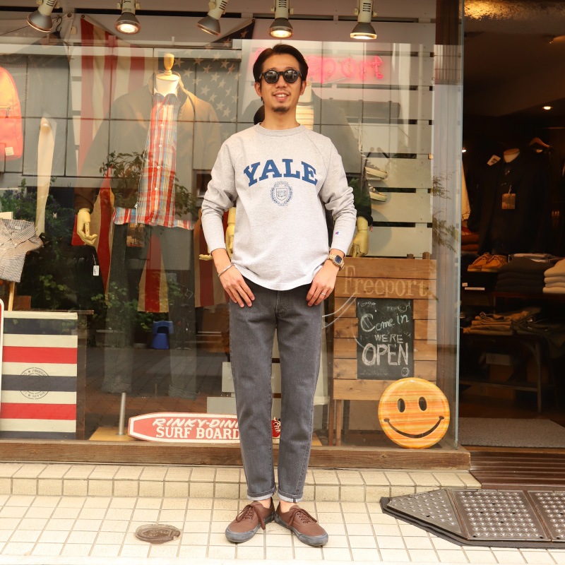 Champion/�����ԥ��� T1011 RADLAM L/S TEE YALE ����Tee