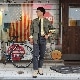 WORKERS/ Officer Trousers Slim, Type 2  Cotton Serge