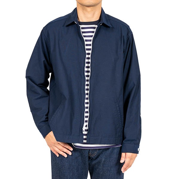 WORKERS/�������Swing Top, Combed OX, Solid Navy