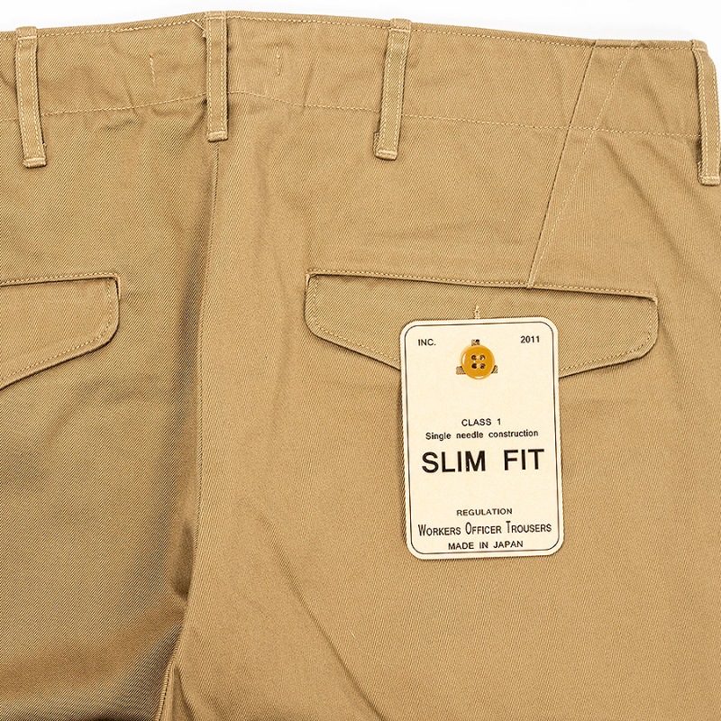 WORKERS/���������Officer Trousers Slim Chino Type1