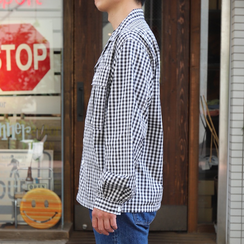 WORKERS/ M-43 Shirt Jacket, Black Gingham