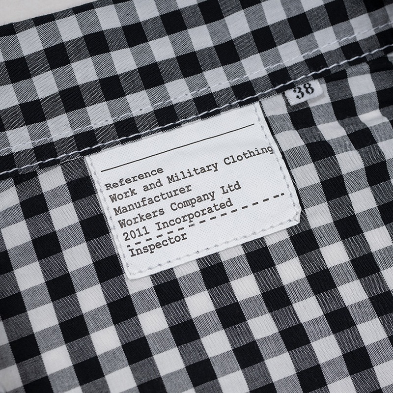 WORKERS/ M-43 Shirt Jacket, Black Gingham