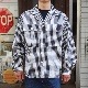 WORKERS/ M-43 Shirt Jacket, Black Gingham