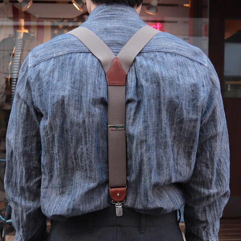 ALBERT THURSTON����С��ȥ������ȥ� 35ELAST 2in1 Braces (�֥쥤������) LightBrown