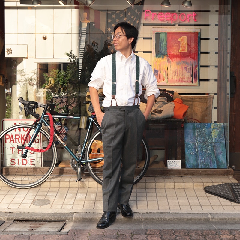 ALBERT THURSTON����С��ȥ������ȥ� 35ELAST 2in1 Braces (�֥쥤������)Green