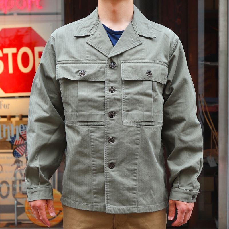WORKERS/������� M-43 Shirt Jacket, Herringbone OD