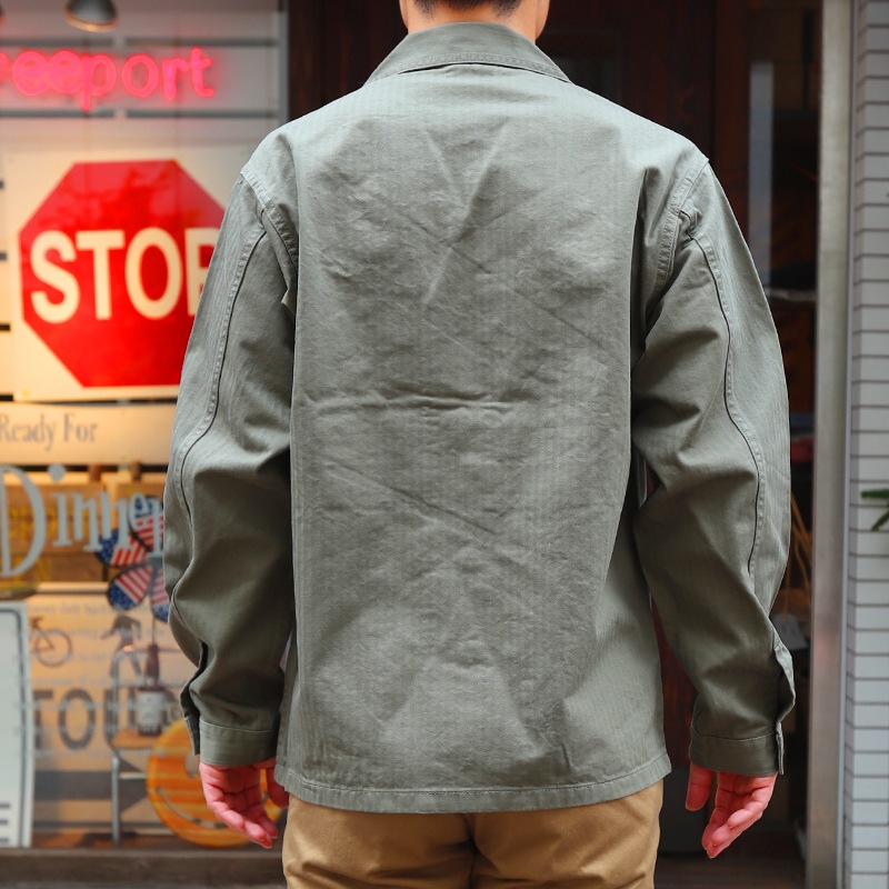 WORKERS/������� M-43 Shirt Jacket, Herringbone OD