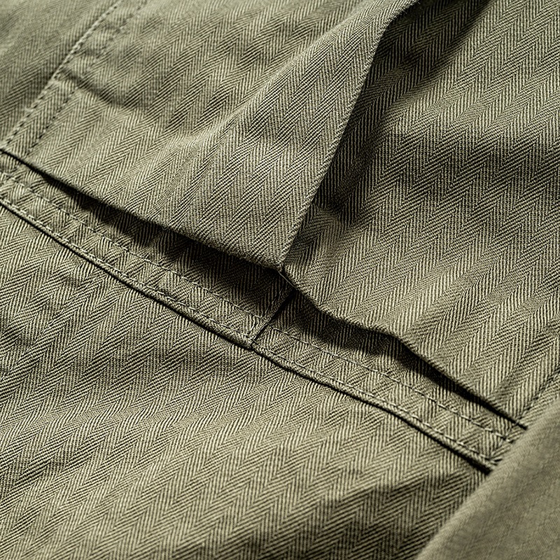 WORKERS/������� M-43 Shirt Jacket, Herringbone OD