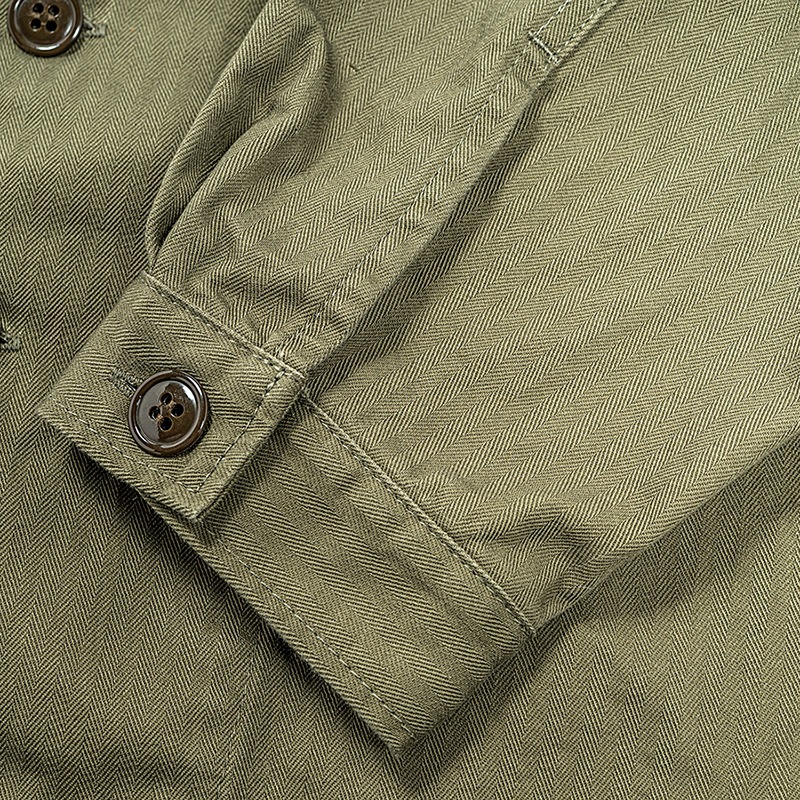 WORKERS/������� M-43 Shirt Jacket, Herringbone OD