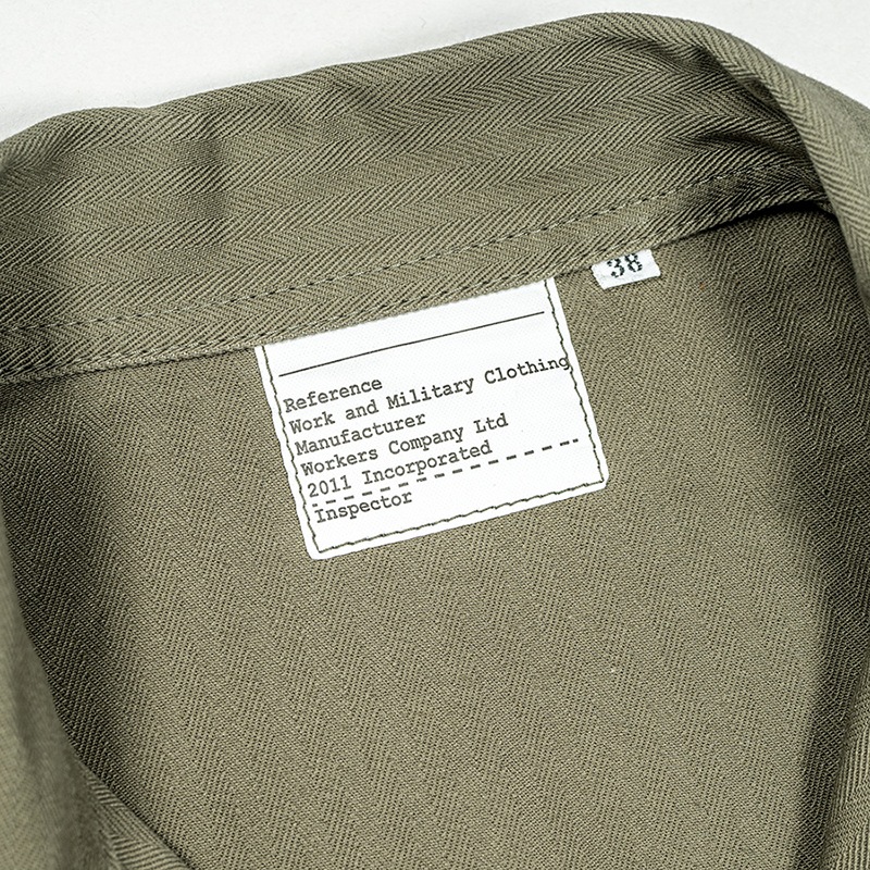 WORKERS/������� M-43 Shirt Jacket, Herringbone OD