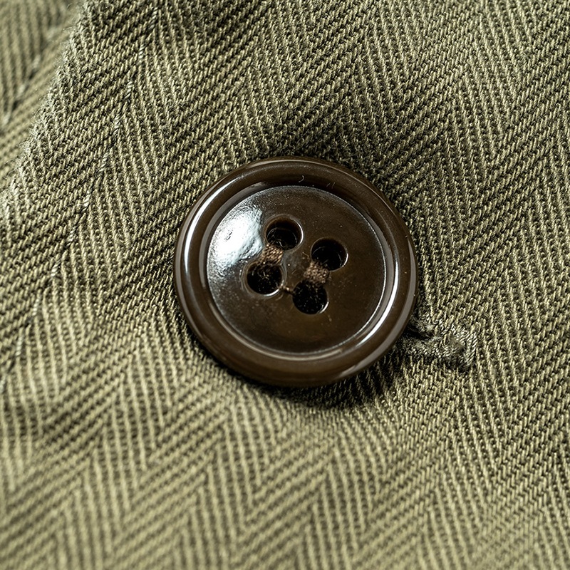 WORKERS/������� M-43 Shirt Jacket, Herringbone OD