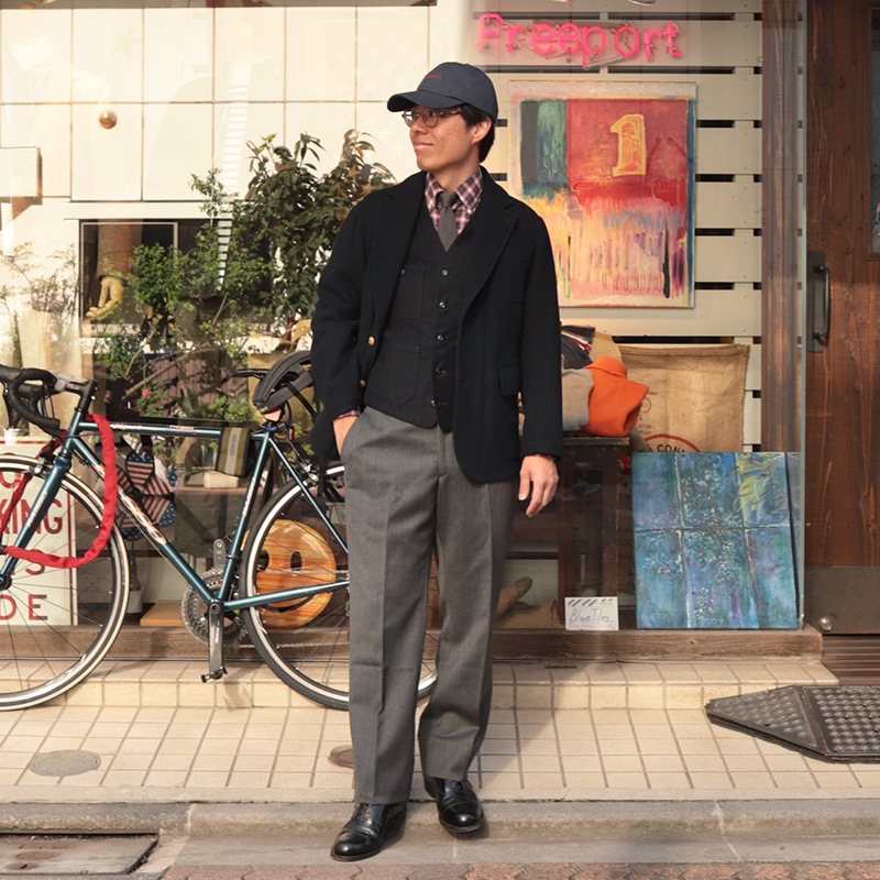 ALBERT THURSTON����С��ȥ������ȥ� 35ELAST 2in1 Braces (�֥쥤������) Navy