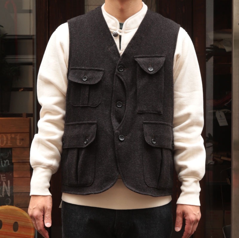 WORKERS/ W&G Vest HerringboneTweed
