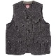 WORKERS/ W&G Vest HerringboneTweed