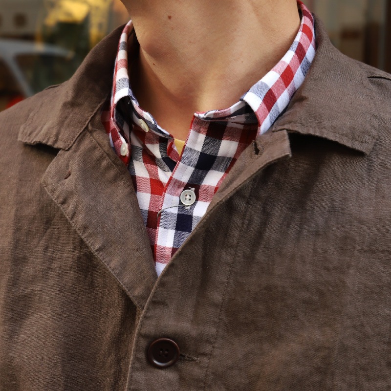 WORKERS/������� Relax Jacket BrownLinen