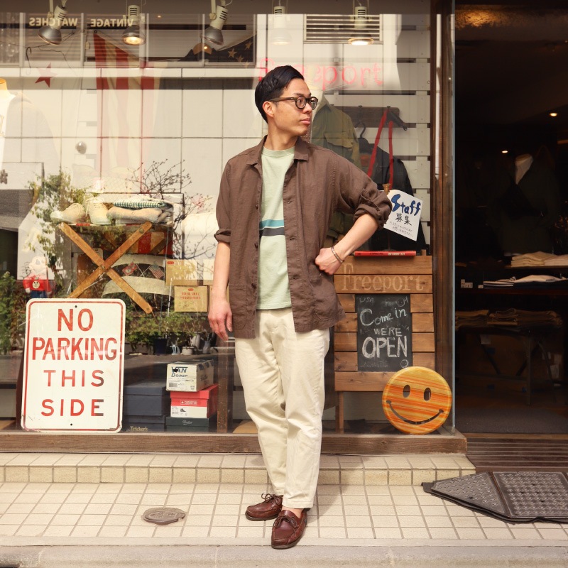 WORKERS/������� Relax Jacket BrownLinen