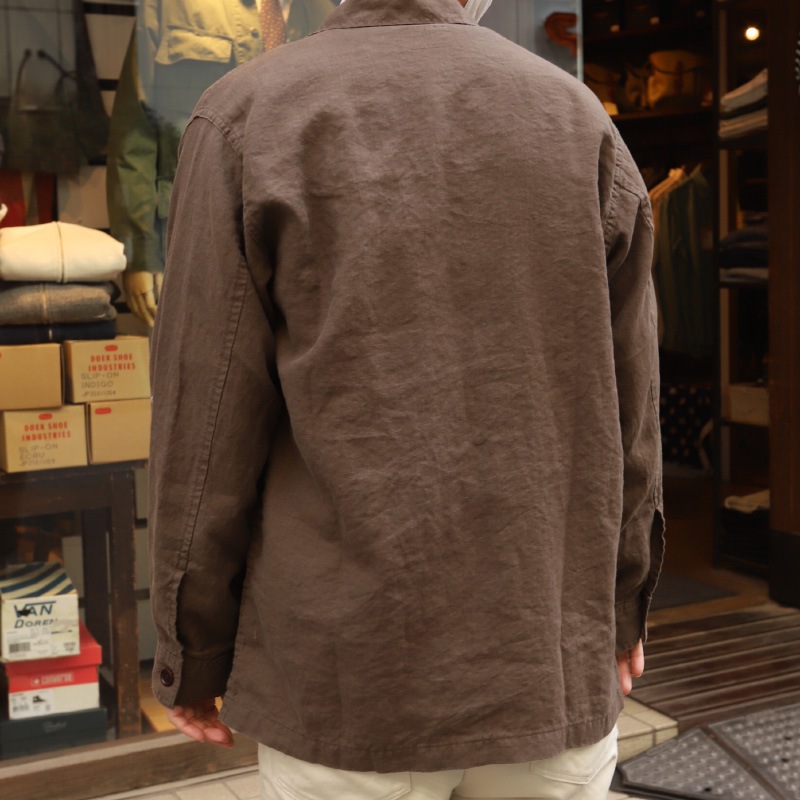 WORKERS/������� Relax Jacket BrownLinen