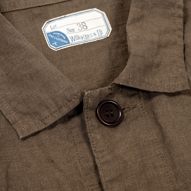 WORKERS/������� Relax Jacket BrownLinen