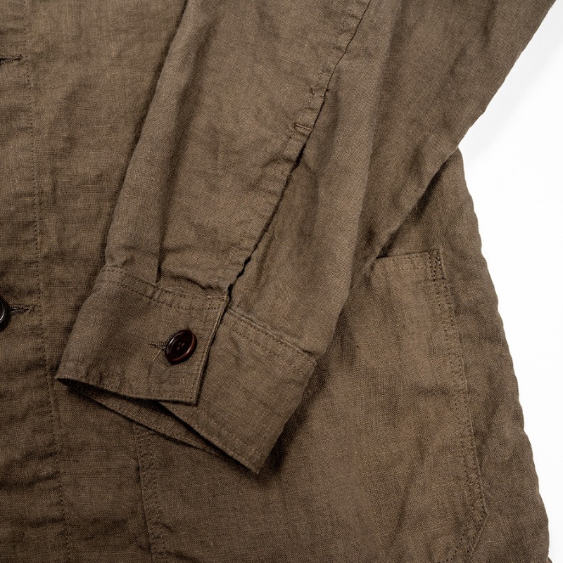 WORKERS/������� Relax Jacket BrownLinen