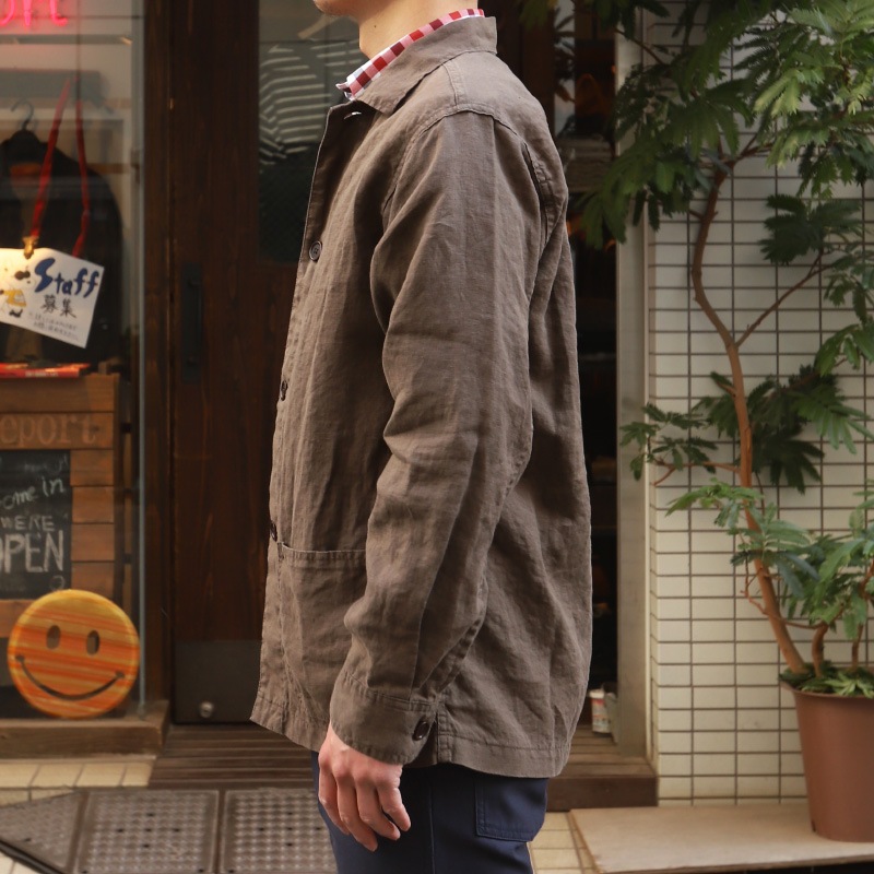 WORKERS/������� Relax Jacket BrownLinen