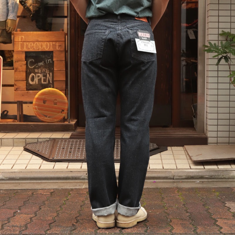 WORKERS/������� Lot 801 Straight Jeans  BLACK