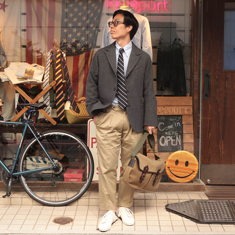 WORKERS/������� Glenn JacketHerringbone