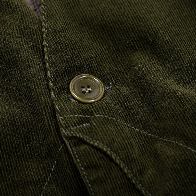 WORKERS Cruiser Vest Corduroy Olive/������� ���롼�����٥��� �����ǥ�������꡼��