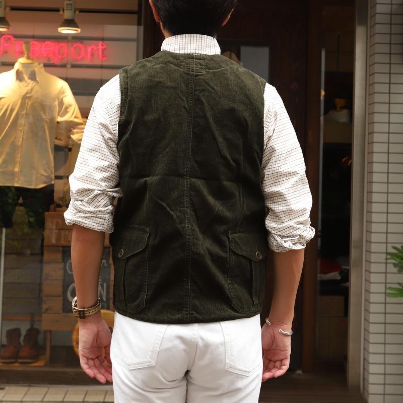 WORKERS Cruiser Vest Corduroy Olive/������� ���롼�����٥��� �����ǥ�������꡼��