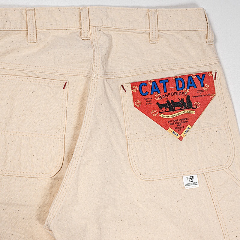 WORKERS/�������  CAT DAY Painter Pants10 oz White Denim