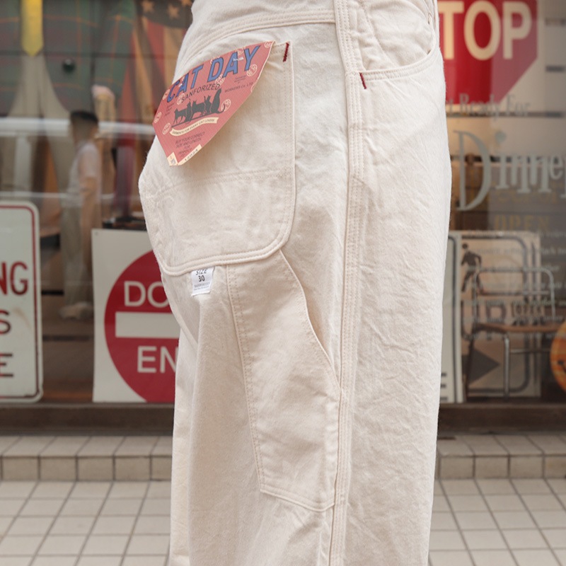 WORKERS/�������  CAT DAY Painter Pants10 oz White Denim