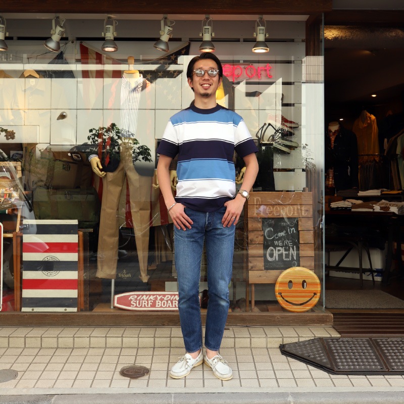 Armor Lux/����⡼ ���å��� Multi Border Tee