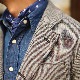 WORKERS/ Maple Leaf Jacket Wool Cotton Serge Grey