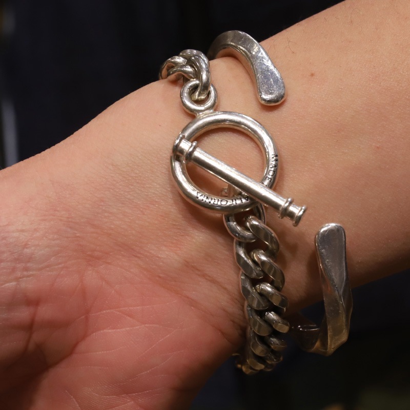 MADE IN CALIFORNIA CHAIN BRACELET T-BAR :