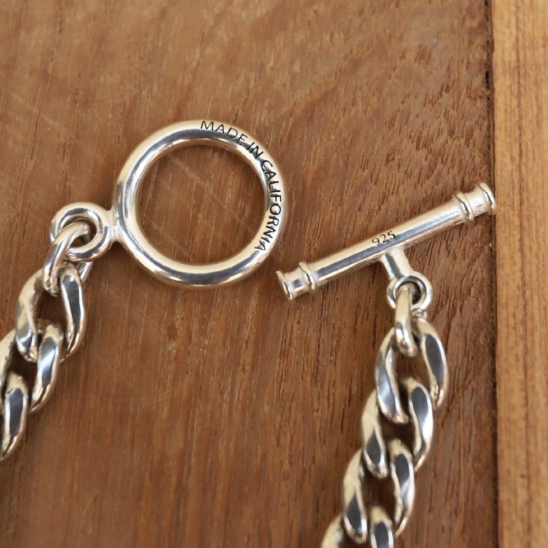 MADE IN CALIFORNIA CHAIN BRACELET T-BAR :
