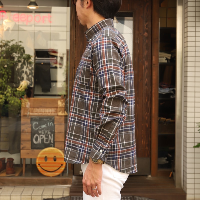 SOUTIENCOL IVY LEAGUE OLIVE CHECK 212006/���ƥ����󥳥� �����ӡ��꡼��