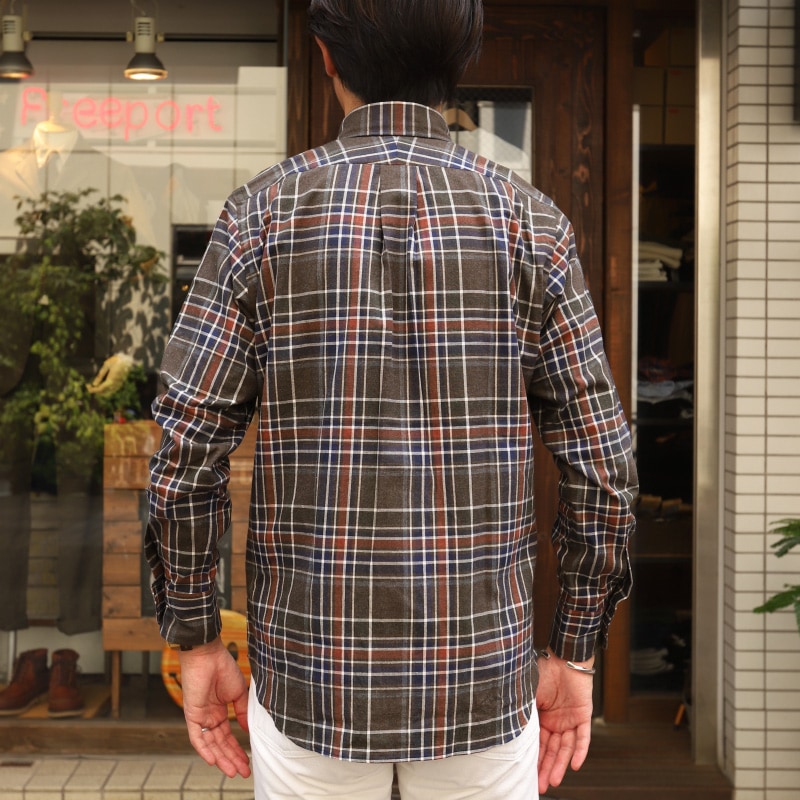 SOUTIENCOL IVY LEAGUE OLIVE CHECK 212006/���ƥ����󥳥� �����ӡ��꡼��