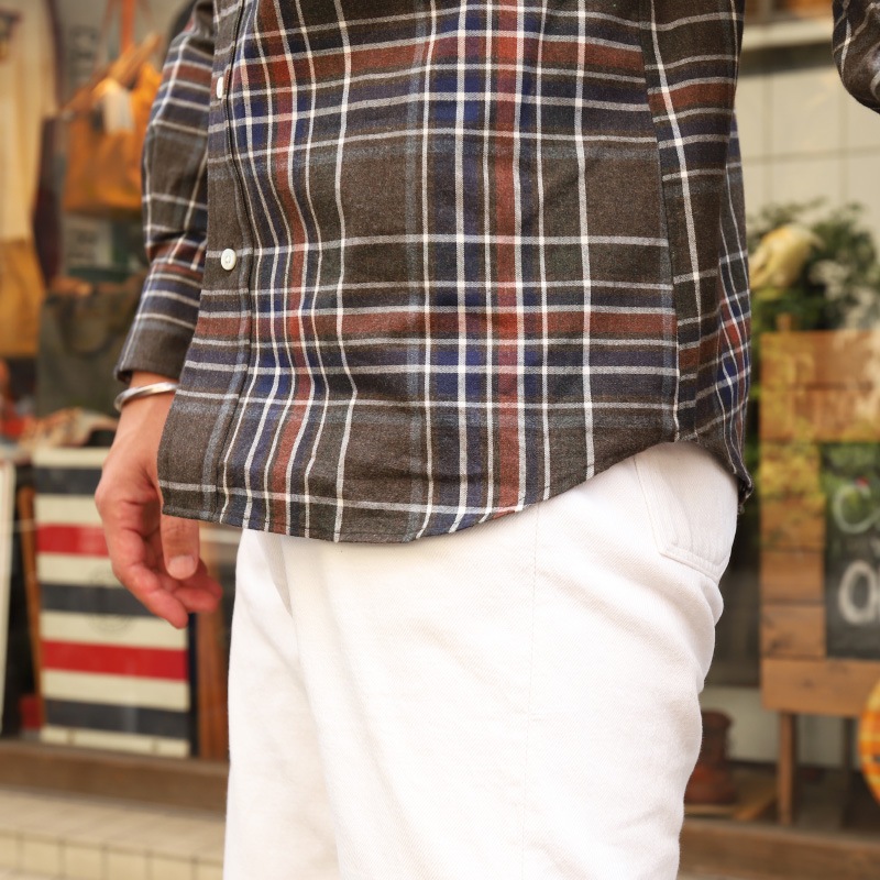 SOUTIENCOL IVY LEAGUE OLIVE CHECK 212006/���ƥ����󥳥� �����ӡ��꡼��