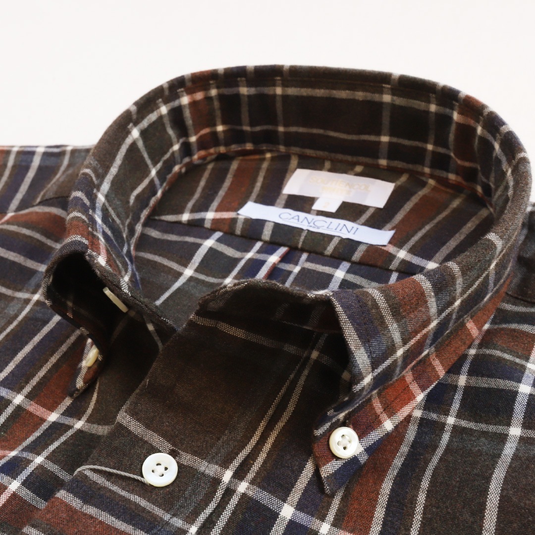 SOUTIENCOL IVY LEAGUE OLIVE CHECK 212006/���ƥ����󥳥� �����ӡ��꡼��